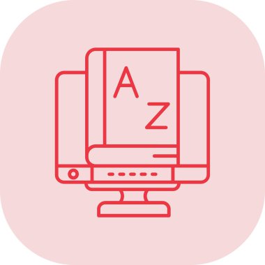 bilgisayar simgesi, vektör illüstrasyonu basit tasarım