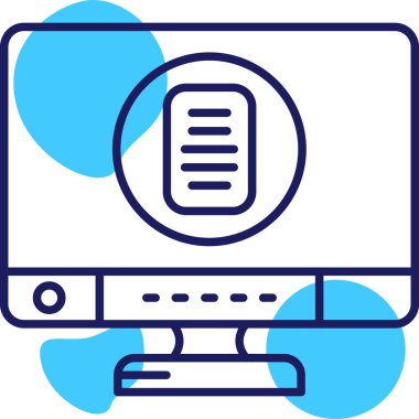 dizüstü bilgisayar web simgesi basit tasarım