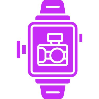 Kamera. Web simgesi basit illüstrasyon