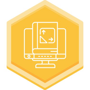 ekran vektör illüstrasyon tasarımlı dizüstü bilgisayar