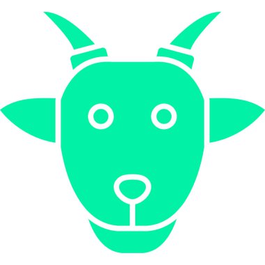 İnek. Web simgesi basit illüstrasyon