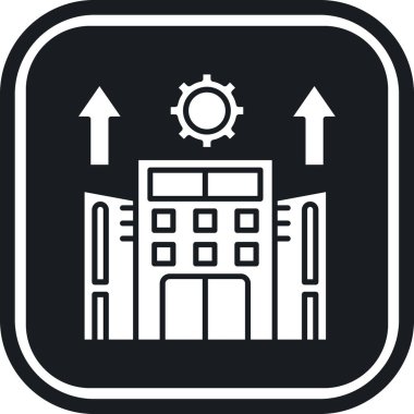 Yapı simgesinin vektör illüstrasyonu