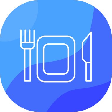 Gıda simgesinin vektör illüstrasyonu