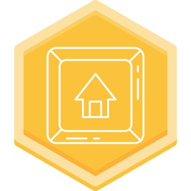 Emlak simgesi vektör illüstrasyonu