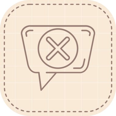 Basit vektör illüstrasyonu, mesajın modern tasarımı