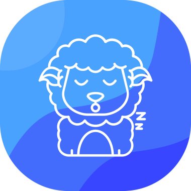 hayvan simgesi vektör illüstrasyonu.