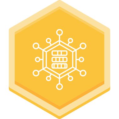 Bir simgenin vektör illüstrasyonu