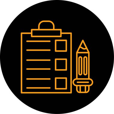 kalem simgesinin vektör illüstrasyonu