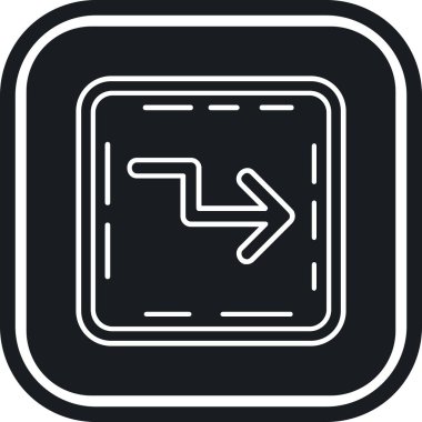 ok sol yön simgesi doldurulmuş - taslak biçimi