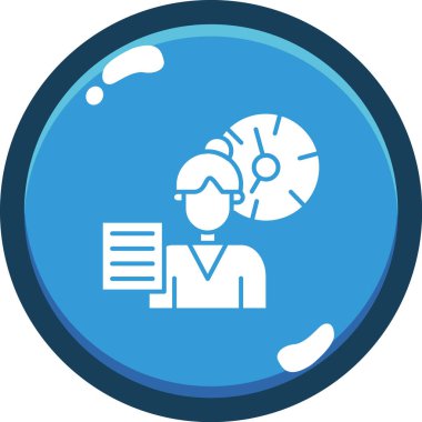 Seo simgesinin vektör illüstrasyonu