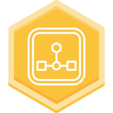 Bir simgenin vektör illüstrasyonu