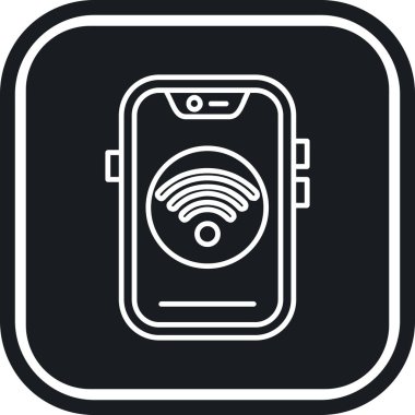 Vektör Mobil simge illüstrasyonu