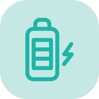 Pil simgesinin vektör illüstrasyonu