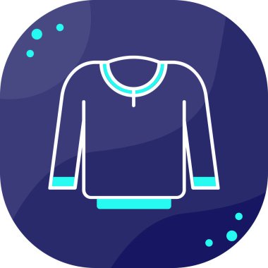 Gömlek. Web simgesi basit tasarım