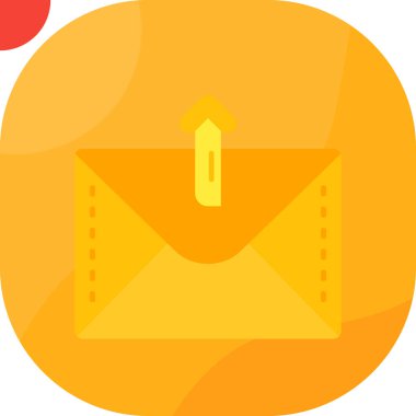 posta zarfı simgesi düz biçimli