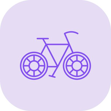 Bisiklet. Web simgesi basit illüstrasyon