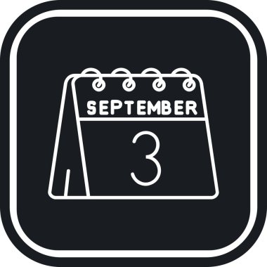 Ağustos simgesi, vektör illüstrasyonu