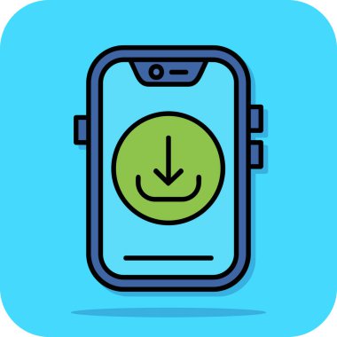 Akıllı saat simgesi. özet akıllı saat vektör renk düz izole