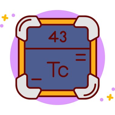 Bir gazın modern bir simgesinin vektör çizimi