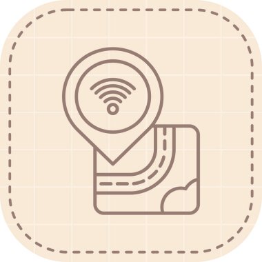 wifi simgesi vektör illüstrasyonu