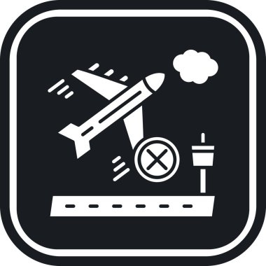 Uçak simge vektör çizim