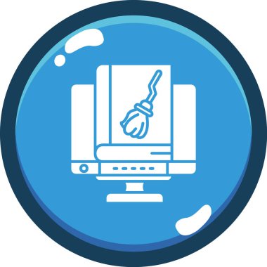 Bilgisayar faresi. Web simgesi basit illüstrasyon