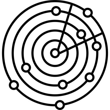 Hedef. Web simgesi basit illüstrasyon