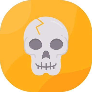 Cadılar Bayramı düz vektör simgesi