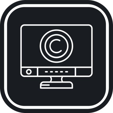 vektör bilgisayar ico, vektör illüstrasyonu