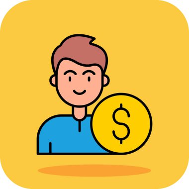 para vektörü simgesi modern basit tasarım illüstrasyonu