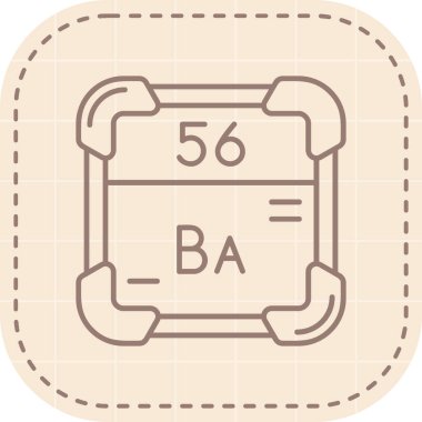 6 g simge vektör illüstrasyonu