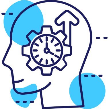 iş konsepti zaman yönetimi illüstrasyonu