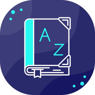 kitap web simgesi vektör illüstrasyonu