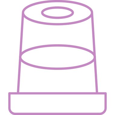 Tuvalet kağıdı ikonu. Web için basit tuvalet kağıdı vektör simgeleri çizimi