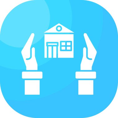 Modern yapı simgesinin vektör illüstrasyonu