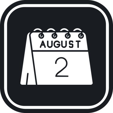 Takvim simgesinin vektör illüstrasyonu