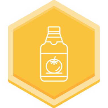 Şişe. Web simgesi basit illüstrasyon