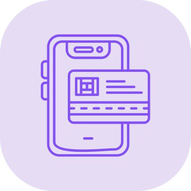 Vektör Mobil simge illüstrasyonu