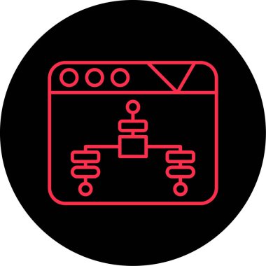 seo modern simgesinin vektör illüstrasyonu