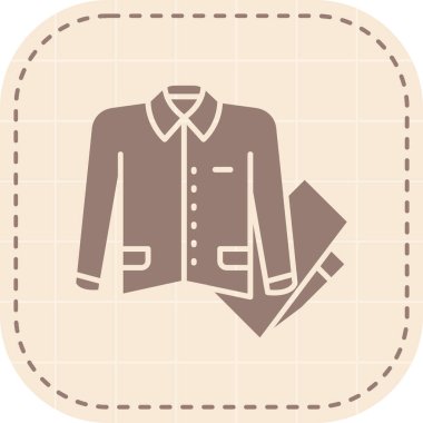 Ceketli bir kadının vektör çizimi