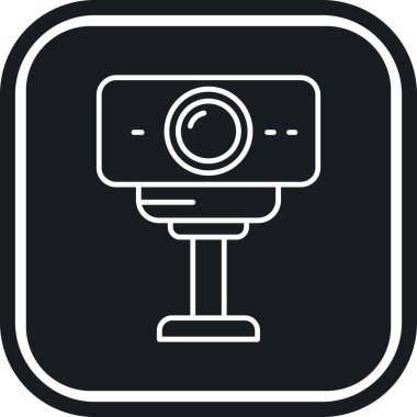 CCTV simge vektör çizim