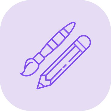 kalem simgesi modern vektör illüstrasyonu