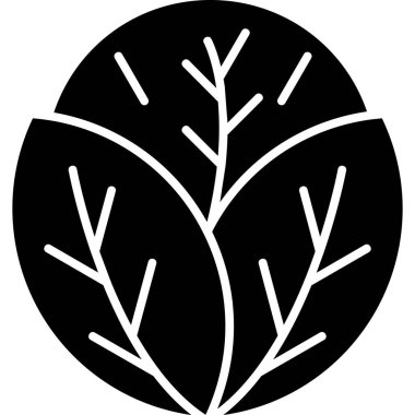 bitki simgesi vektör illüstrasyonu