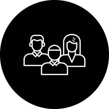 İnsan simgesinin vektör illüstrasyonu