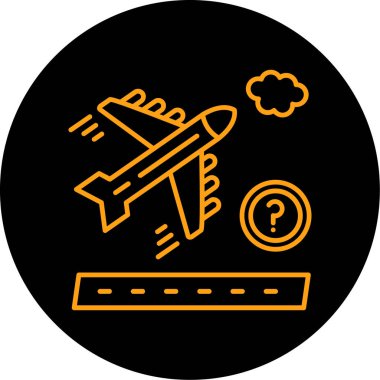 Uçak. Web simgesi basit illüstrasyon