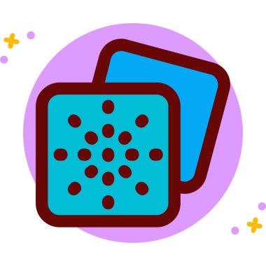 Bir kahve fincanının çizgi film ikonunun vektör çizimi