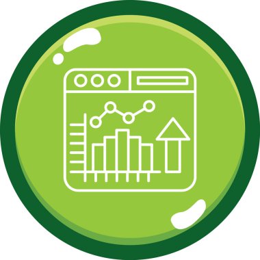 Bir pasta grafiğinin vektör çizimi