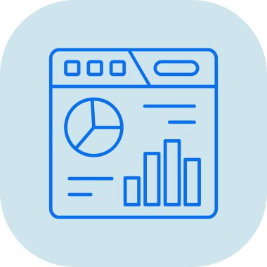 İş ve finans simgesinin vektör illüstrasyonu