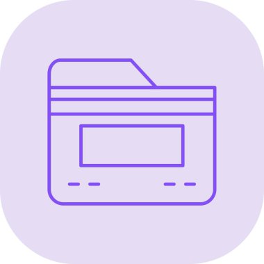 Kredi kartı vektör simgesi