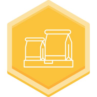 Bir sandalyenin vektör illüstrasyonu